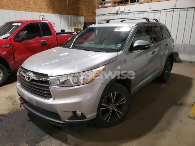 Photo 6 of 2016 TOYOTA HIGHLANDER XLE (VIN 5TDJKRFH5GS319062)
