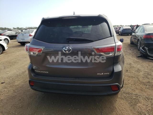 Photo 12 of 2016 TOYOTA HIGHLANDER XLE (VIN 5TDJKRFH6GS311990)