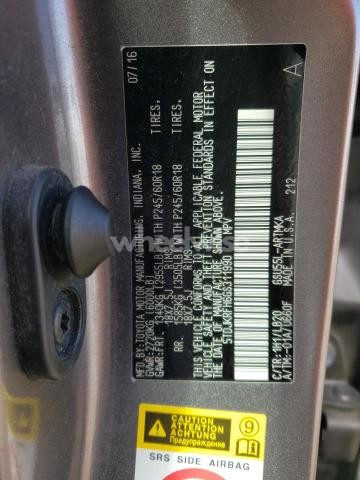 Photo 8 of 2016 TOYOTA HIGHLANDER XLE (VIN 5TDJKRFH6GS311990)