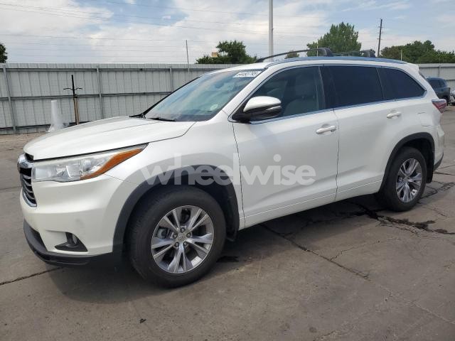 Photo 13 of 2015 TOYOTA HIGHLANDER XLE (VIN 5TDJKRFH7FS169633)