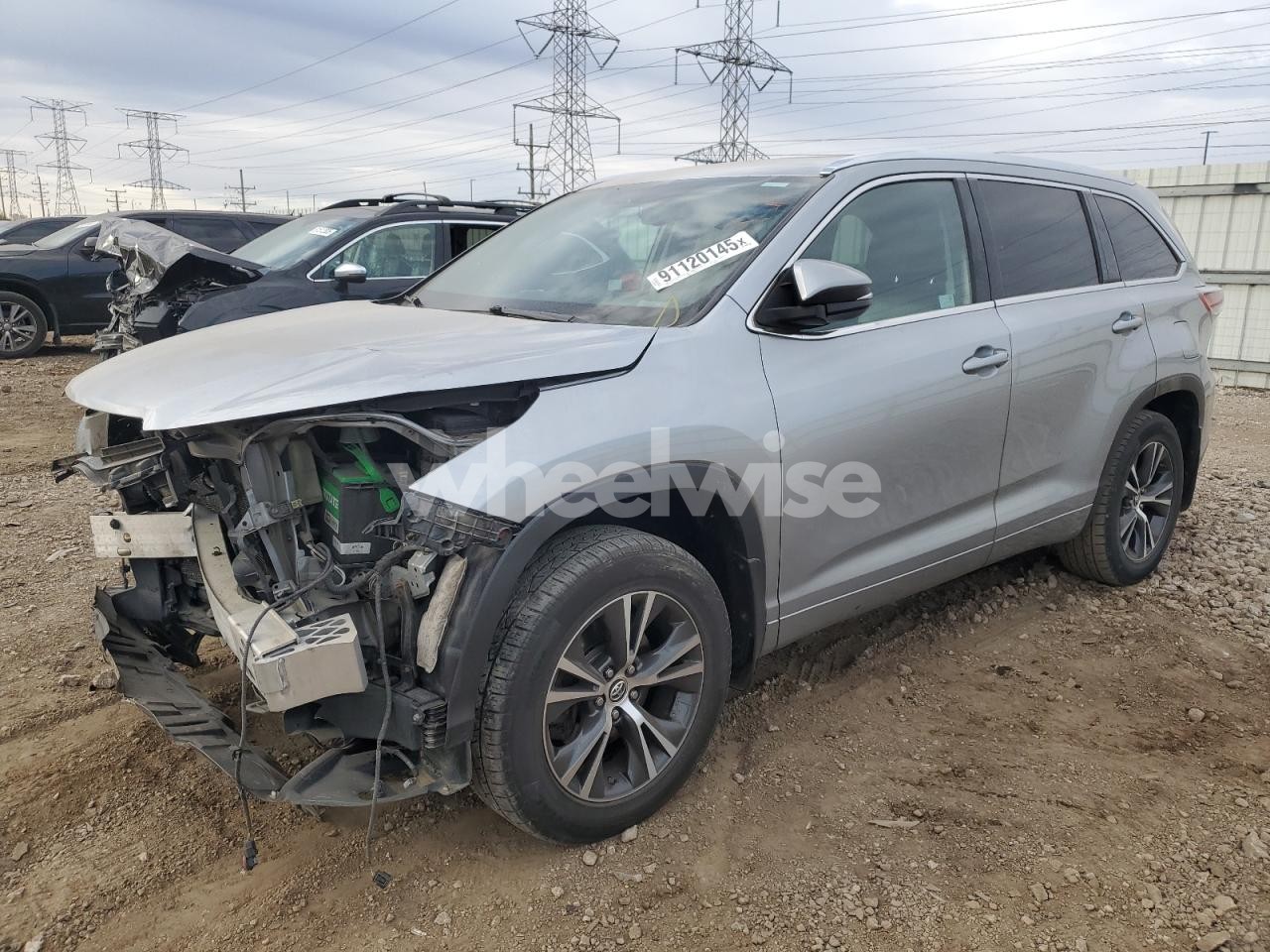 2016 TOYOTA HIGHLANDER XLE (VIN 5TDJKRFH7GS252268) main photo