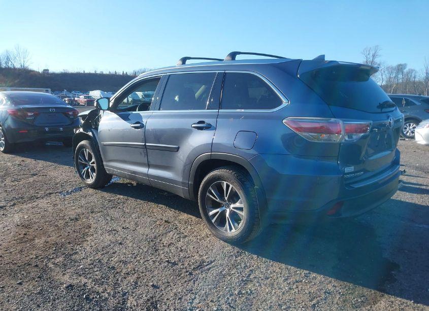 Photo 3 of 2016 Toyota Highlander XLE V6 (VIN 5TDJKRFH7GS290969)