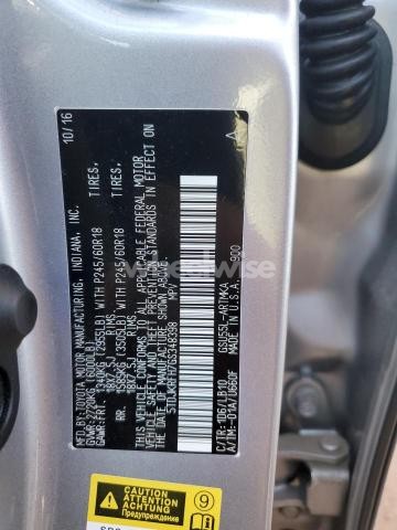 2016 TOYOTA HIGHLANDER XLE (VIN 5TDJKRFH7GS348398) main photo