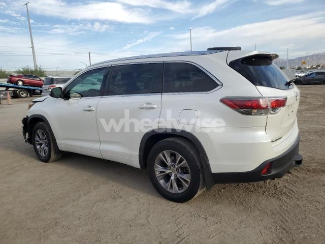 Photo 9 of 2014 TOYOTA HIGHLANDER XLE (VIN 5TDJKRFH8ES069166)