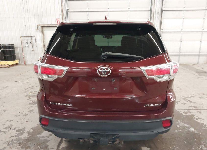 Photo 17 of 2015 Toyota Highlander XLE V6 (VIN 5TDJKRFH8FS178714)