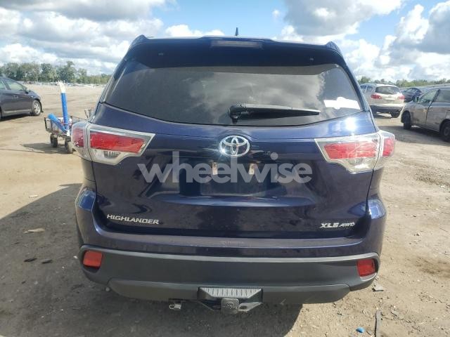 Photo 8 of 2016 TOYOTA HIGHLANDER XLE (VIN 5TDJKRFH8GS275901)