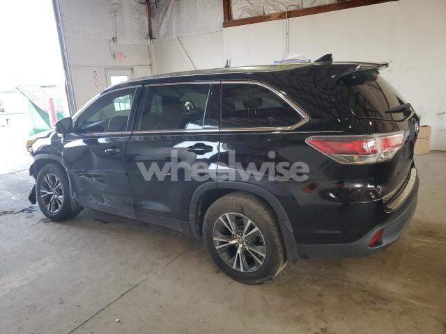 2016 TOYOTA HIGHLANDER XLE (VIN 5TDJKRFH8GS321288) main photo