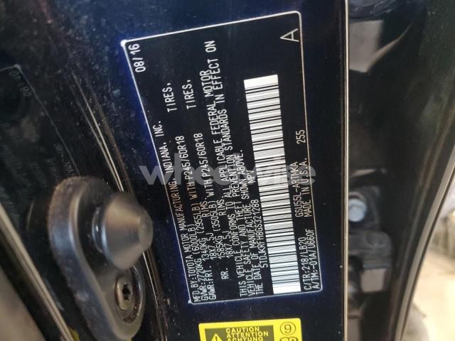 Photo 12 of 2016 TOYOTA HIGHLANDER XLE (VIN 5TDJKRFH8GS321288)