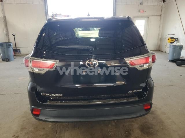 Photo 8 of 2016 TOYOTA HIGHLANDER XLE (VIN 5TDJKRFH8GS321288)