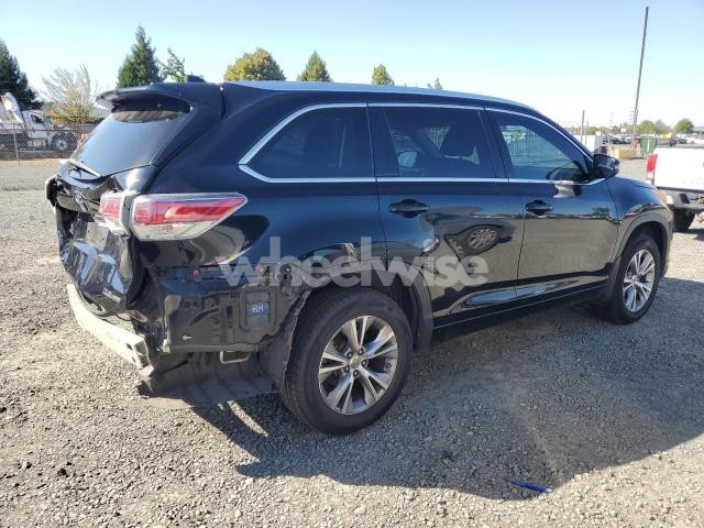 Photo 11 of 2015 TOYOTA HIGHLANDER XLE (VIN 5TDJKRFHXFS096452)