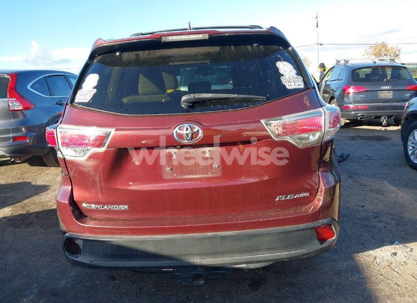 Photo 16 of 2015 Toyota Highlander XLE V6 (VIN 5TDJKRFHXFS185034)