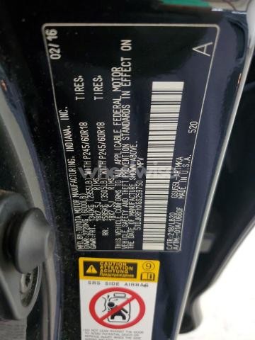 Photo 13 of 2016 TOYOTA HIGHLANDER XLE (VIN 5TDJKRFHXGS259750)