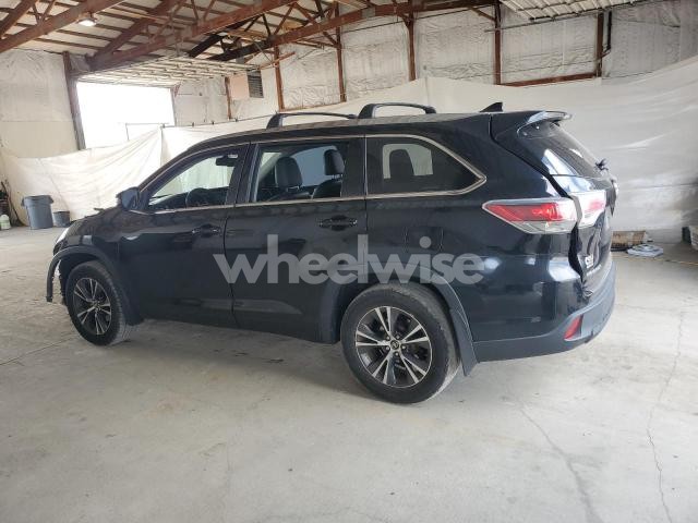 Photo 5 of 2016 TOYOTA HIGHLANDER XLE (VIN 5TDJKRFHXGS259750)