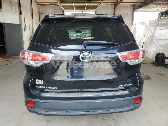 Photo 7 of 2016 TOYOTA HIGHLANDER XLE (VIN 5TDJKRFHXGS259750)