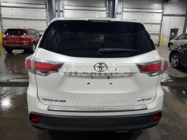 Photo 7 of 2016 TOYOTA HIGHLANDER XLE (VIN 5TDJKRFHXGS269162)