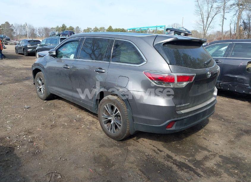 Photo 3 of 2016 Toyota Highlander XLE V6 (VIN 5TDJKRFHXGS322636)