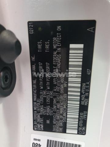 Photo 12 of 2021 TOYOTA SIENNA XLE (VIN 5TDJRKEC3MS022389)