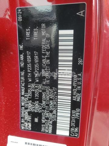 Photo 14 of 2024 TOYOTA SIENNA XLE (VIN 5TDJRKEC3RS221417)