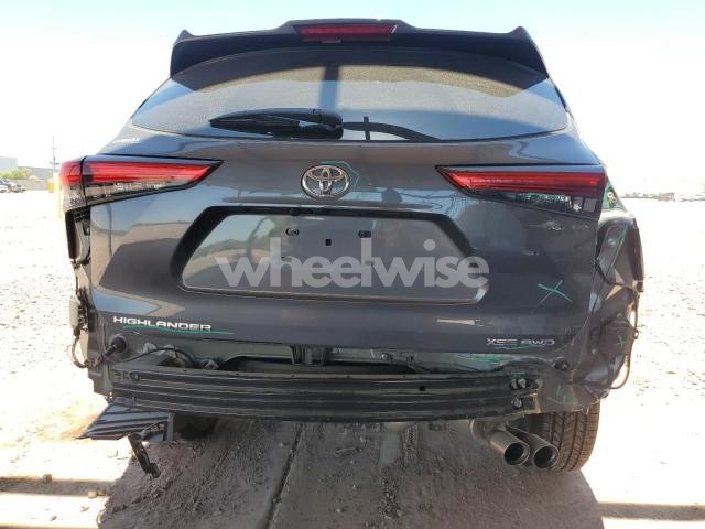 Photo 6 of 2022 TOYOTA HIGHLANDER XSE (VIN 5TDJZRBH2NS170804)