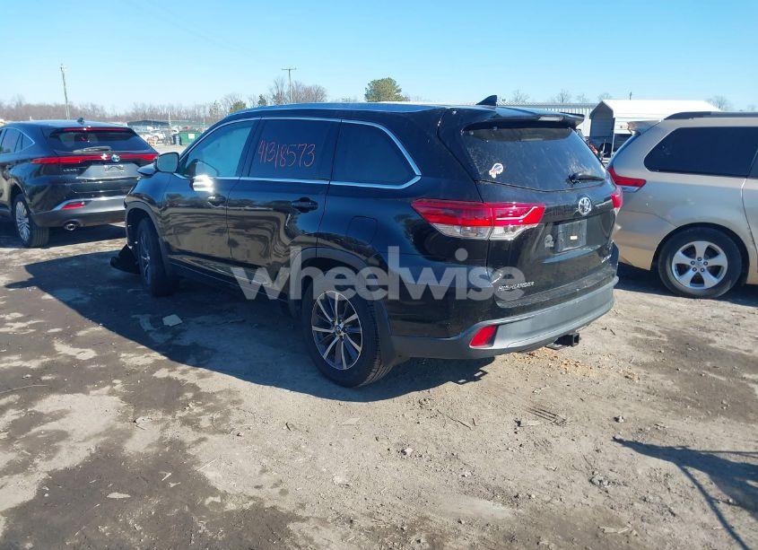 Photo 3 of 2017 Toyota Highlander XLE (VIN 5TDJZRFH2HS391365)