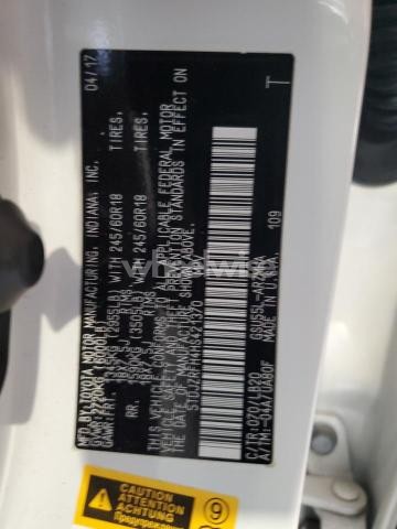 Photo 7 of 2017 TOYOTA HIGHLANDER SE N/A (VIN 5TDJZRFH4HS421370)