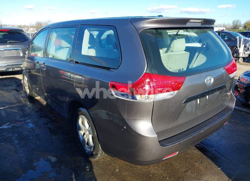 Photo 3 of 2012 Toyota Sienna BASE 7 PASSENGER (VIN 5TDKA3DC4CS010897)