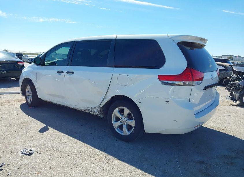 Photo 3 of 2012 Toyota Sienna BASE 7 PASSENGER (VIN 5TDKA3DC7CS015656)
