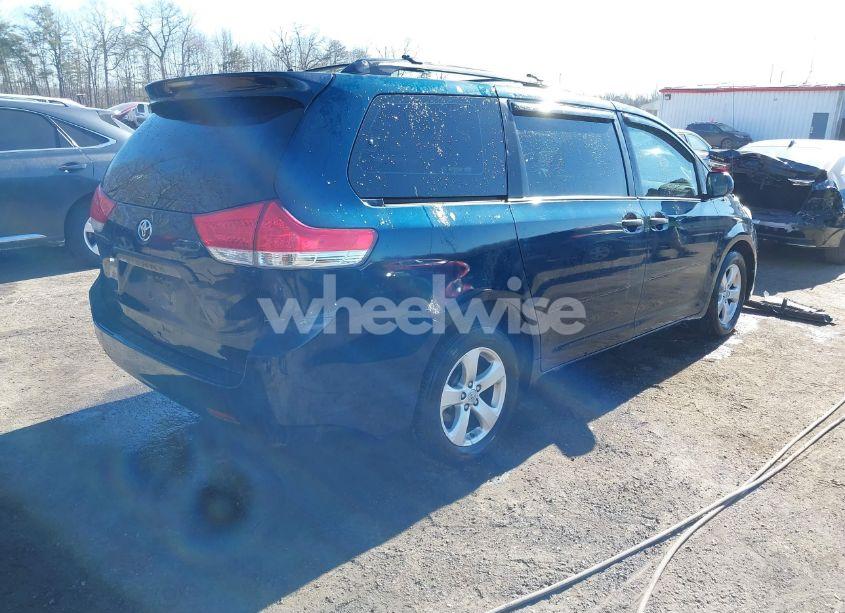 Photo 4 of 2012 Toyota Sienna BASE 7 PASSENGER (VIN 5TDKA3DCXCS013173)