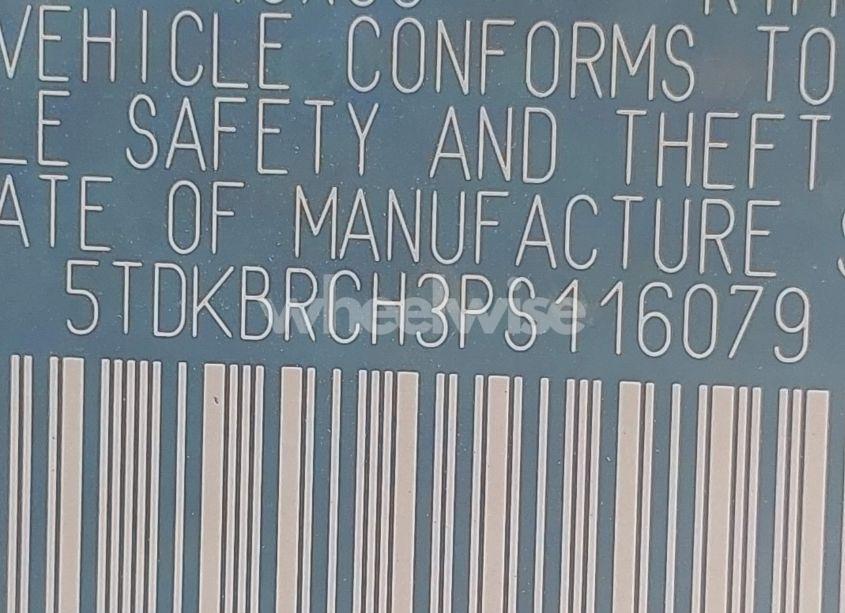 Photo 9 of 2023 Toyota Highlander HYBRID XLE (VIN 5TDKBRCH3PS116079)