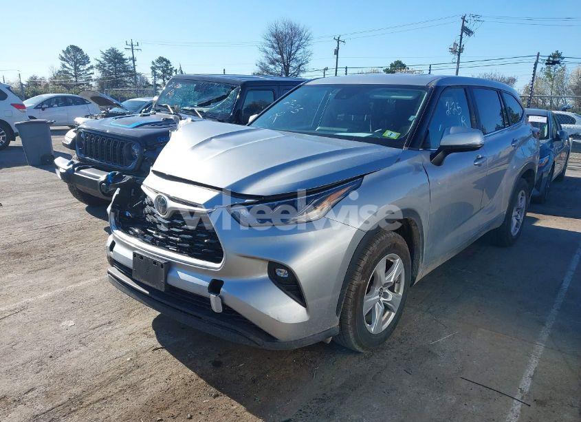 Photo 2 of 2023 Toyota Highlander LE (VIN 5TDKDRAH0PS000979)