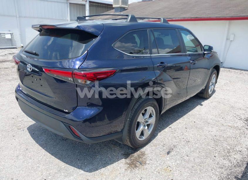 Photo 4 of 2023 Toyota Highlander LE (VIN 5TDKDRAH3PS020742)