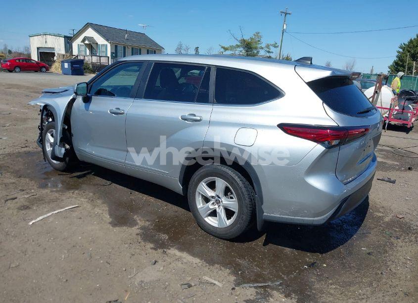 Photo 3 of 2023 Toyota Highlander LE (VIN 5TDKDRAH6PS502220)