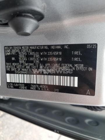 Photo 7 of 2025 TOYOTA HIGHLANDER LE (VIN 5TDKDRAH6SS554827)