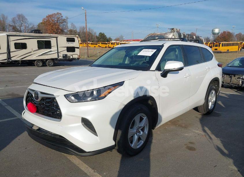 Photo 2 of 2023 Toyota Highlander L (VIN 5TDKDRAH7PS033736)