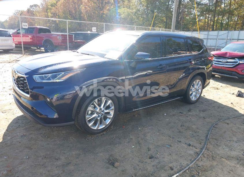 Photo 2 of 2023 Toyota Highlander LIMITED (VIN 5TDKDRAH7PS043196)