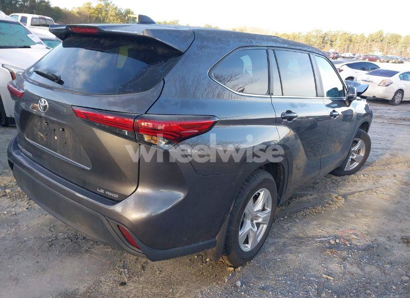Photo 4 of 2023 Toyota Highlander LE (VIN 5TDKDRBH2PS039426)