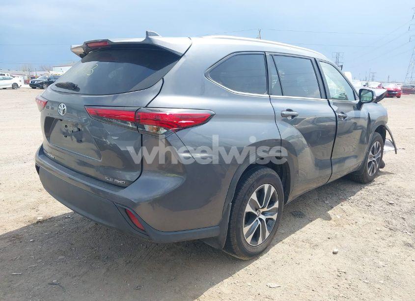 Photo 4 of 2023 Toyota Highlander XLE (VIN 5TDKDRBH6PS500241)