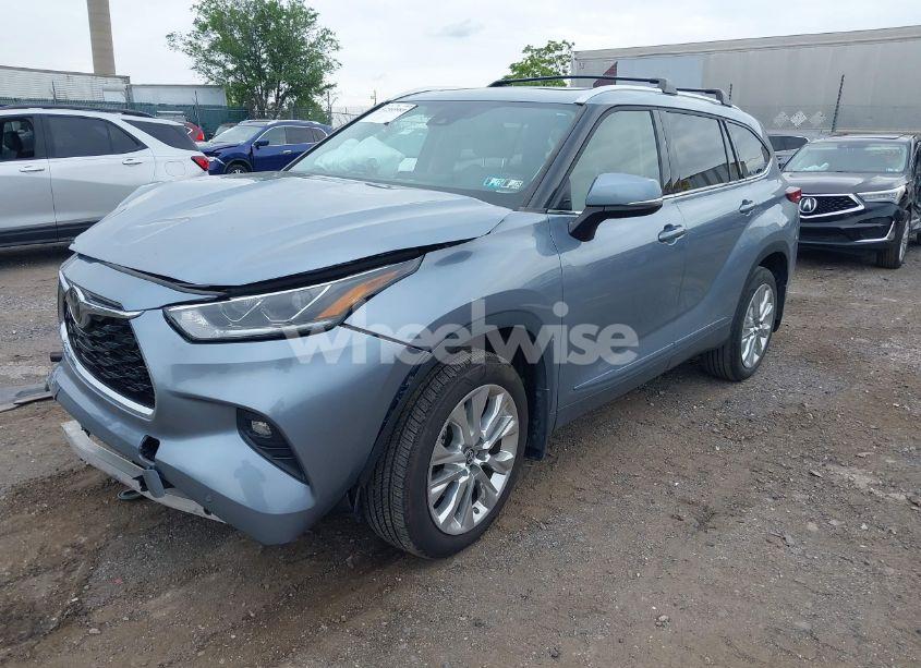 Photo 2 of 2023 Toyota Highlander LIMITED (VIN 5TDKDRBH7PS014618)