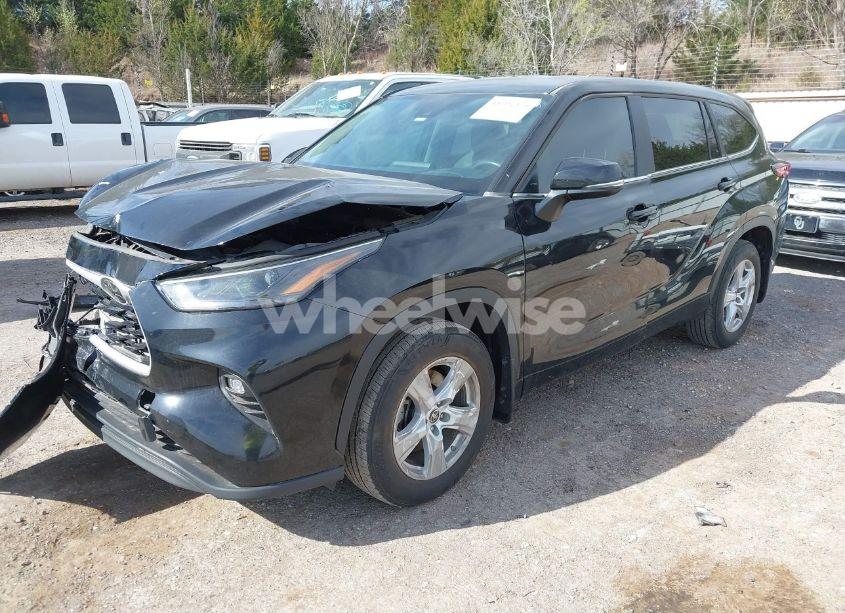 Photo 2 of 2023 Toyota Highlander LE (VIN 5TDKDRBH8PS039060)
