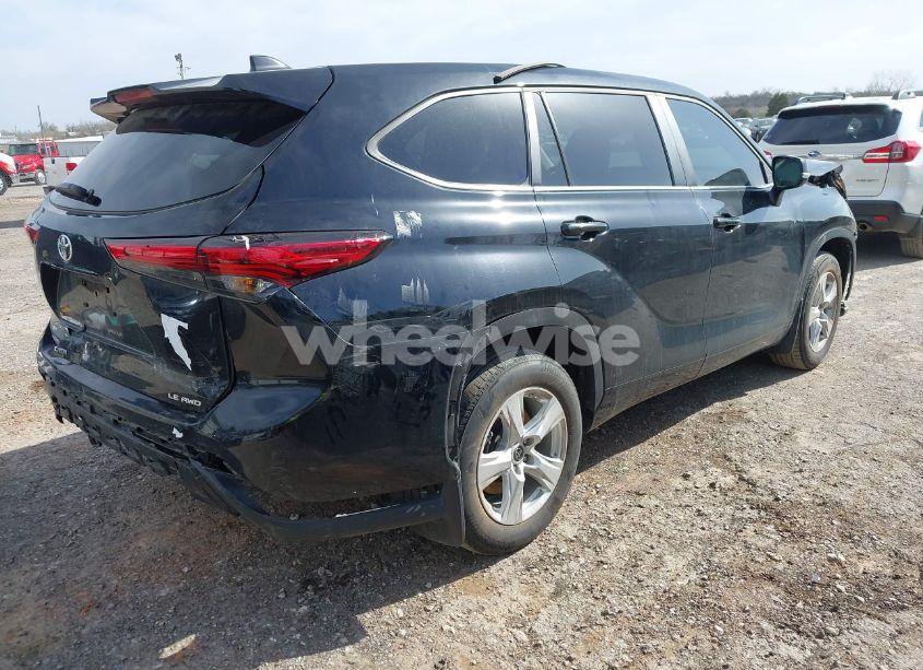 Photo 4 of 2023 Toyota Highlander LE (VIN 5TDKDRBH8PS039060)