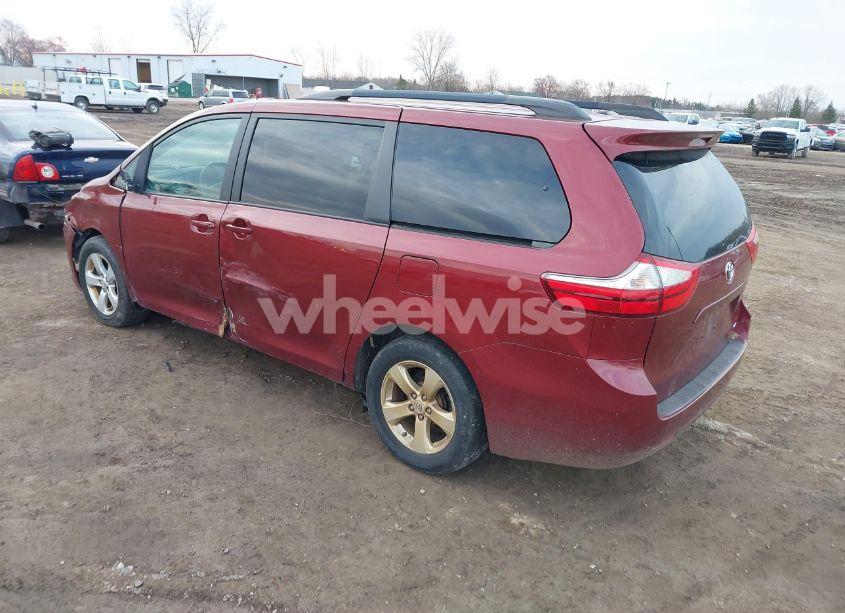 Photo 3 of 2016 Toyota Sienna LE 8 PASSENGER (VIN 5TDKK3DC0GS751907)