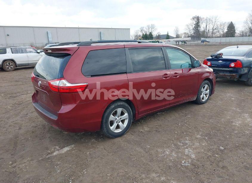Photo 4 of 2016 Toyota Sienna LE 8 PASSENGER (VIN 5TDKK3DC0GS751907)