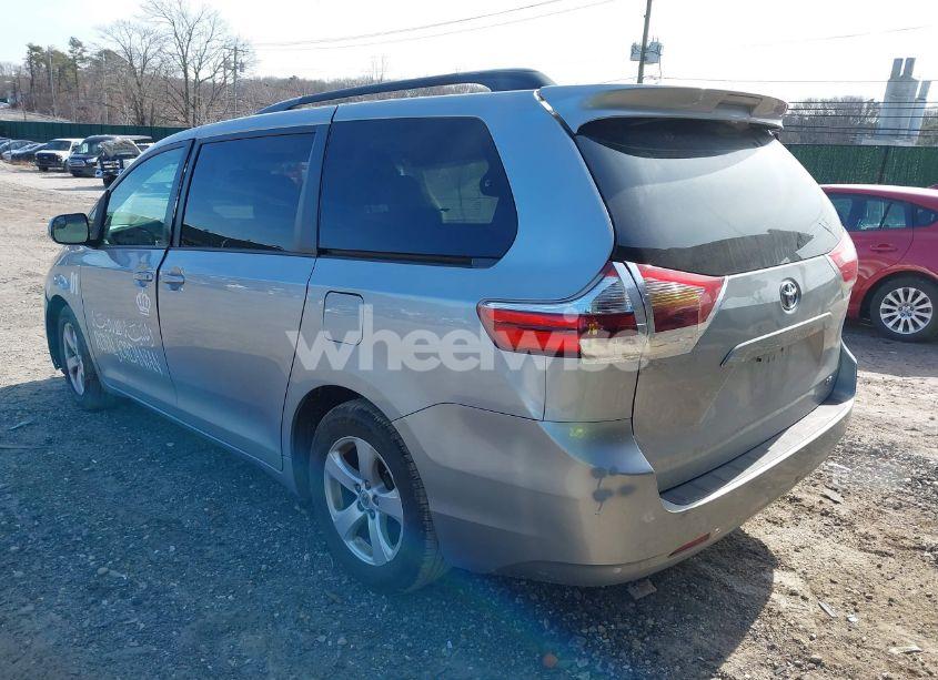 Photo 3 of 2015 Toyota Sienna LE 8 PASSENGER (VIN 5TDKK3DC1FS661065)