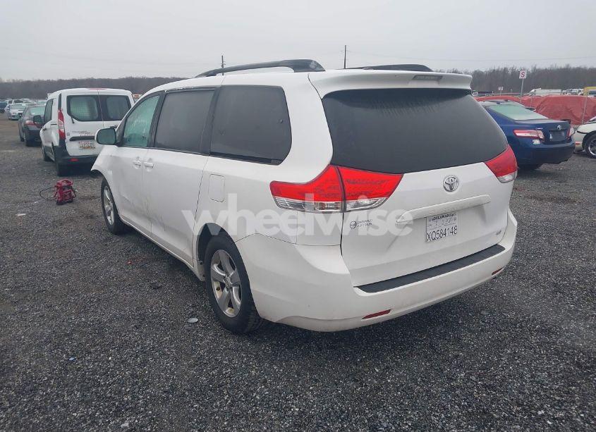 Photo 3 of 2012 Toyota Sienna LE V6 8 PASSENGER (VIN 5TDKK3DC3CS222218)