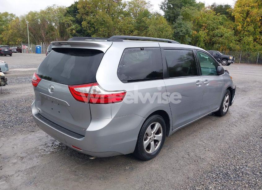 Photo 4 of 2015 Toyota Sienna LE 8 PASSENGER (VIN 5TDKK3DC3FS602454)