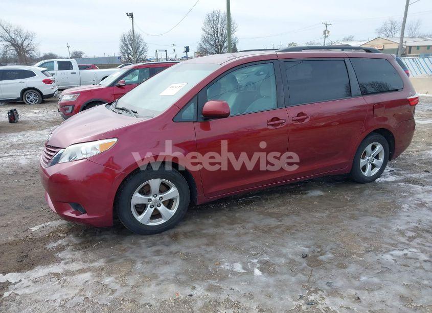 Photo 2 of 2015 Toyota Sienna LE 8 PASSENGER (VIN 5TDKK3DC3FS618590)