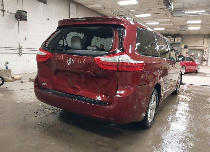 Photo 6 of 2015 Toyota Sienna LE 8 PASSENGER (VIN 5TDKK3DC4FS555418)