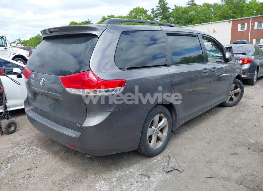 Photo 4 of 2012 Toyota Sienna LE V6 8 PASSENGER (VIN 5TDKK3DC5CS265314)