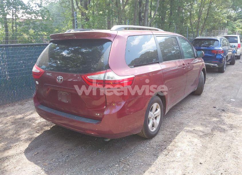 Photo 4 of 2015 Toyota Sienna LE 8 PASSENGER (VIN 5TDKK3DC5FS576035)