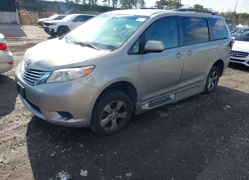 Photo 2 of 2015 Toyota Sienna LE 7 PASSENGER (VIN 5TDKK3DC5FS593921)
